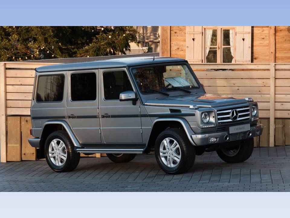MERCEDES G CLASS DASHBOARD
